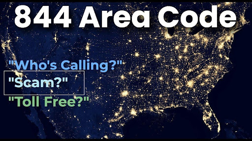 844 Area Code USA Location