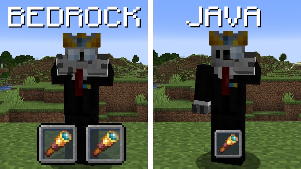 Minecraft Bedrock vs Java