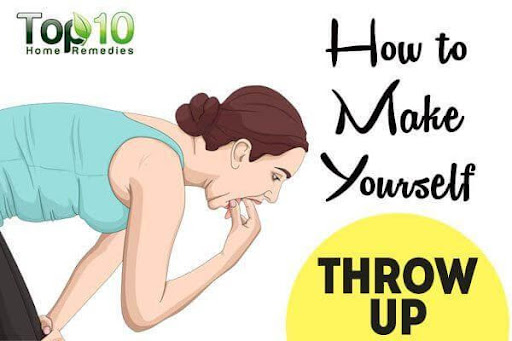 How To Make Yourself Throw Up Easily?