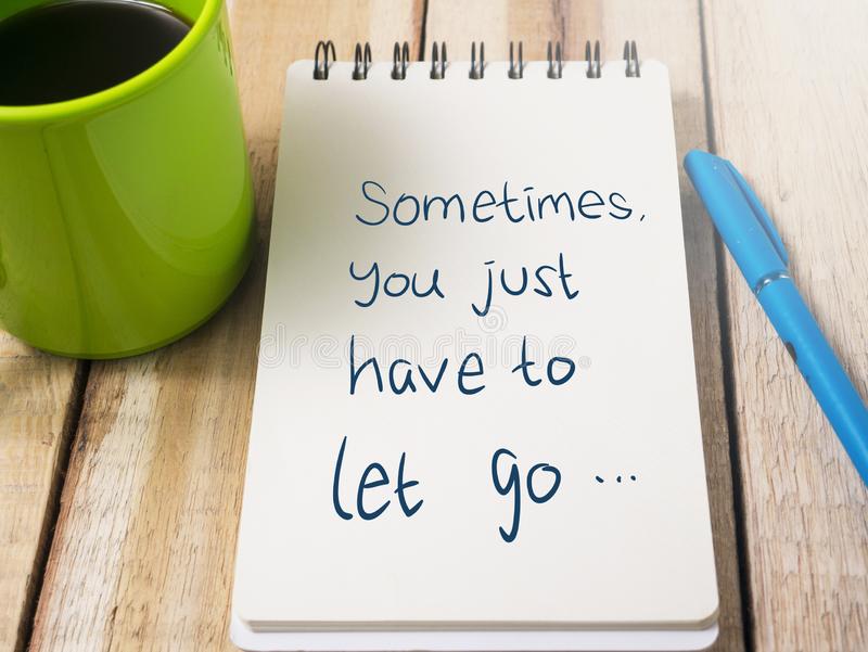 let go of someone
