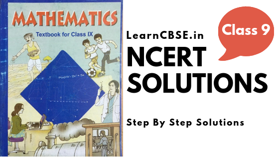 Infinity Learn's NCERT Solutions for Class 9 Mathematics