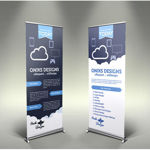 What are the benefits of using Roll banners for your brand promotion?