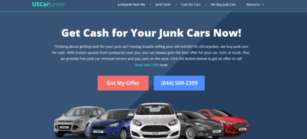USCarJunker Review: Best Site To Sell A Junk Car 