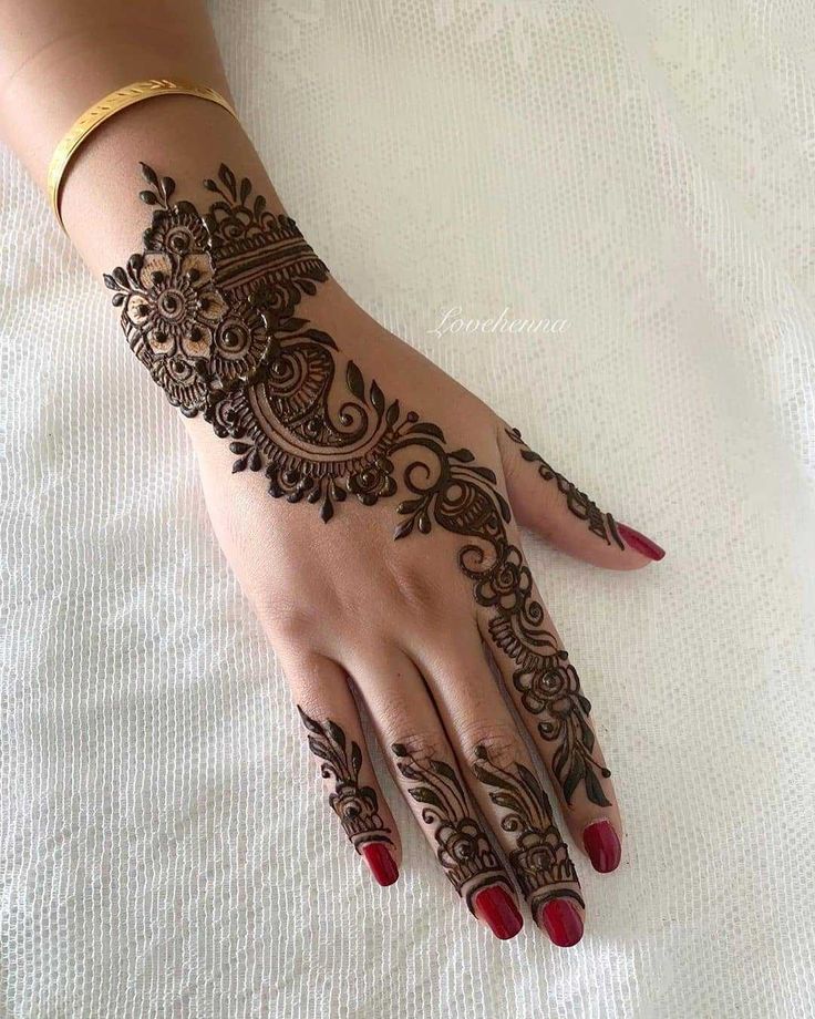 Simple mehndi designs for hands